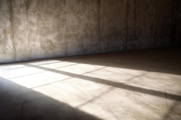 Generative Interior Design Vintage Stone Wall's Play of Light and Grunge Concrete Texture