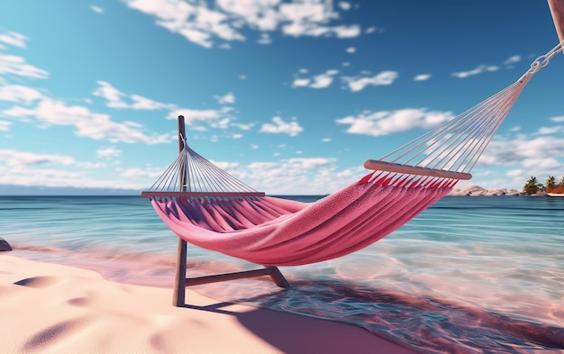 Generativemade beach hammock Generative AI