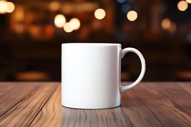 A Generous Cup of Coffee on a Wooden Tray