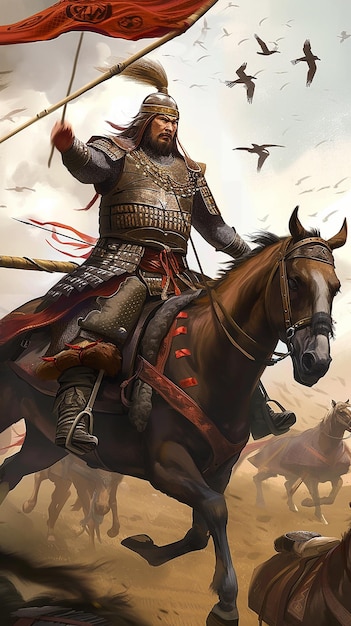 Genghis Khan the Fierce and Mighty Conqueror Leader