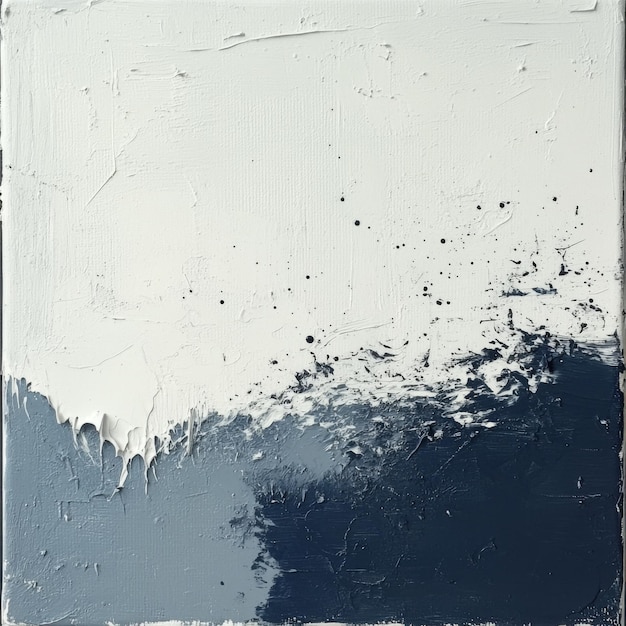 Photo gentle bluegray paint applied to a white surface with shades ranging from deep blue to light gray v