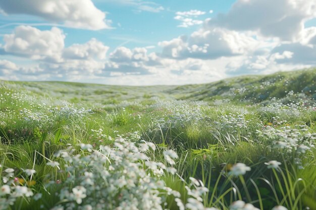 Gentle rolling prairies