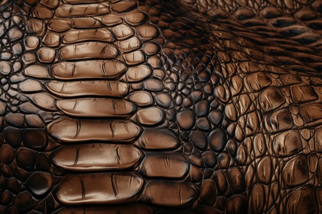 Genuine leather texture with imitation of exotic reptile with a matte trendy background AI generated