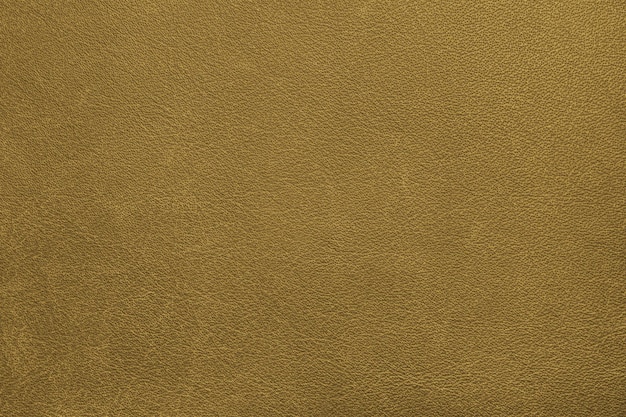 Genuine natural artificial yellow leather texture background