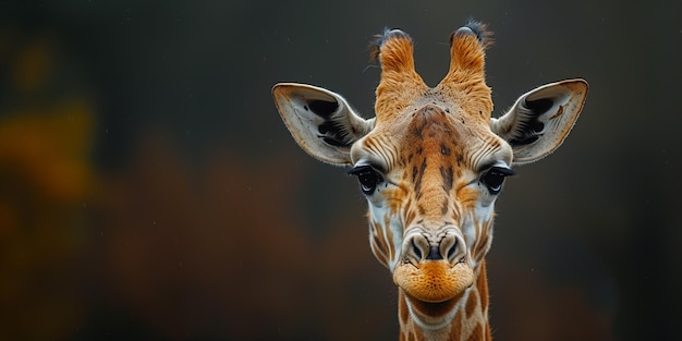 Photo geographic photo of giraffe