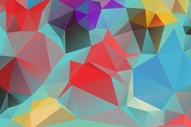 Geometric Abstract Background Low Poly Design