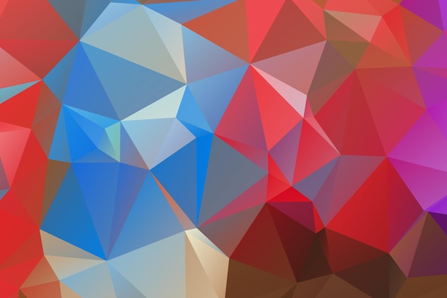 Geometric Abstract Background Low Poly Design