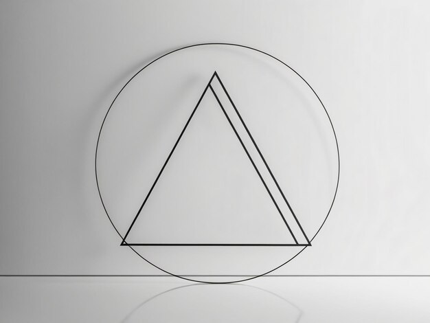 geometric abstract shape triangle circle