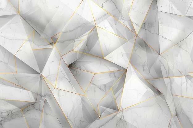 Geometric Background with gold and gray Diagonals