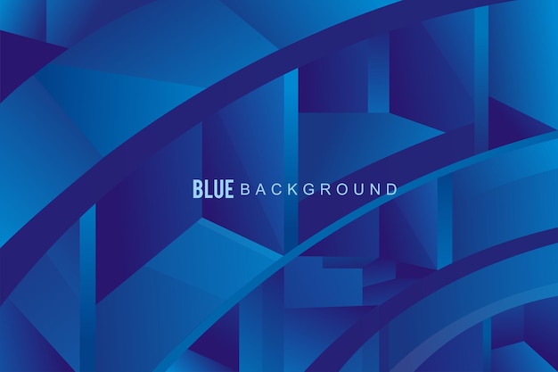 Photo geometric blue background vector gradient color