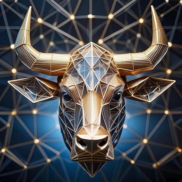 geometric bull design