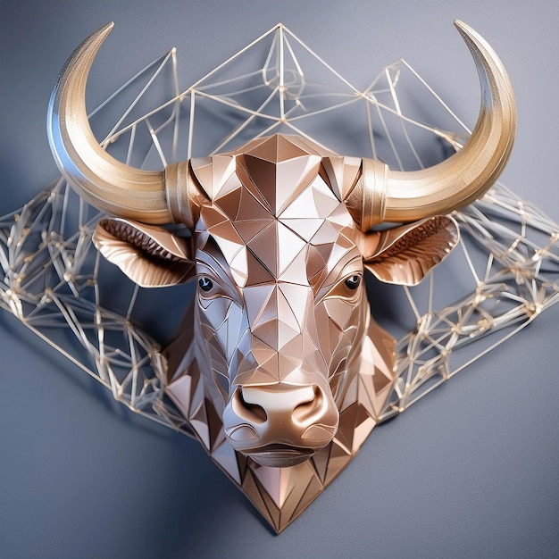 geometric bull design