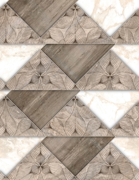 Geometric decor modern marble mosaic abstract background wallpaper hexagon tile