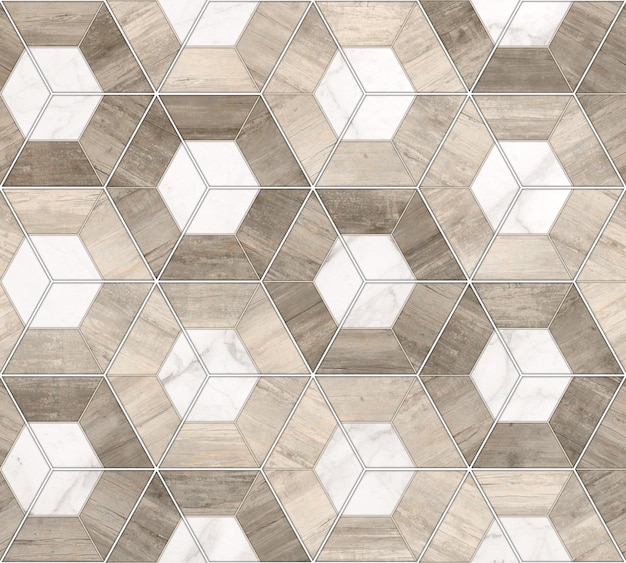 Geometric decor modern marble mosaic abstract background wallpaperhexagon tile