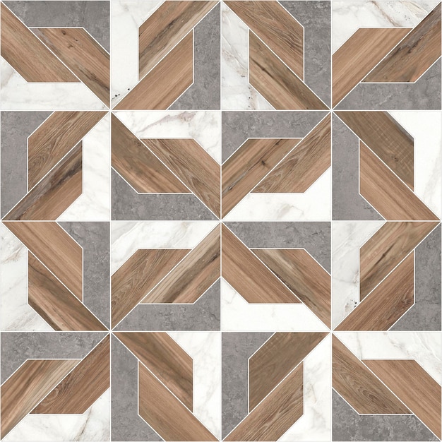 Geometric decor modern marble mosaic wallpaper hexagon tile