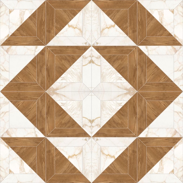 Photo geometric decormodern marble mosaic wallpaper parquet floor elements ceramic tile design