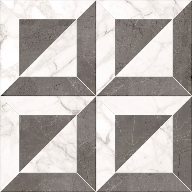 Photo geometric decormodern marble mosaic wallpaper parquet floor elements ceramic tile design