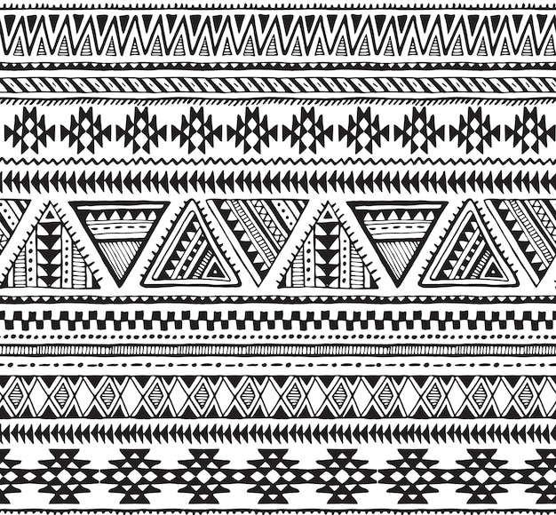 Geometric ethnic oriental seamless pattern traditional Design