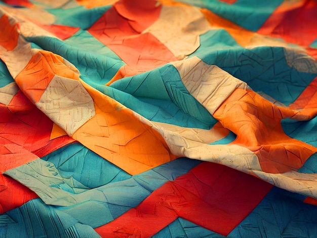 Photo geometric fabric texturegenerate an 8k resolution background that mimics the texture of