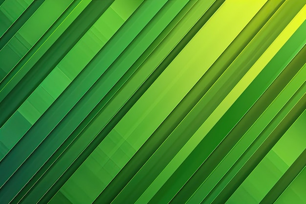 Geometric Green Background with Diagonal Stripes and Gradients