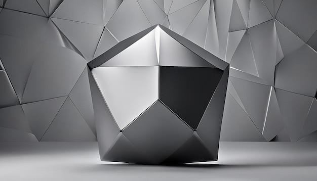 Geometric grey background