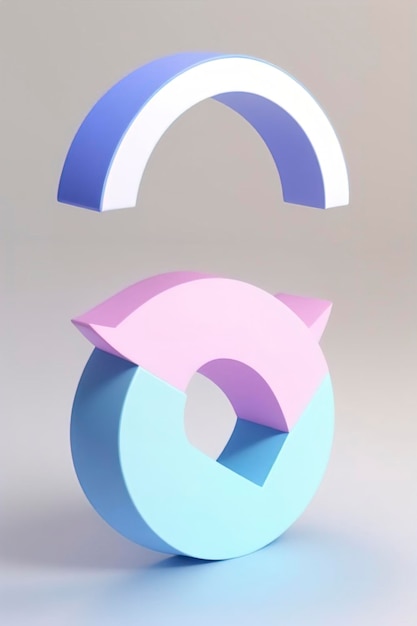 Geometric Loop Shapes 3d Icon