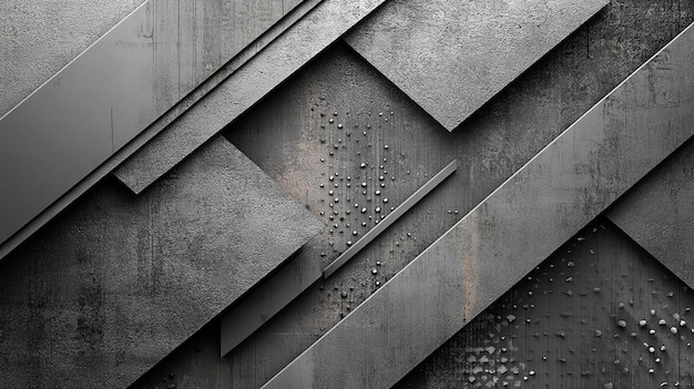 Photo a geometric metal pattern