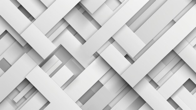 Geometric Pattern on White and Gray Background Generative AI