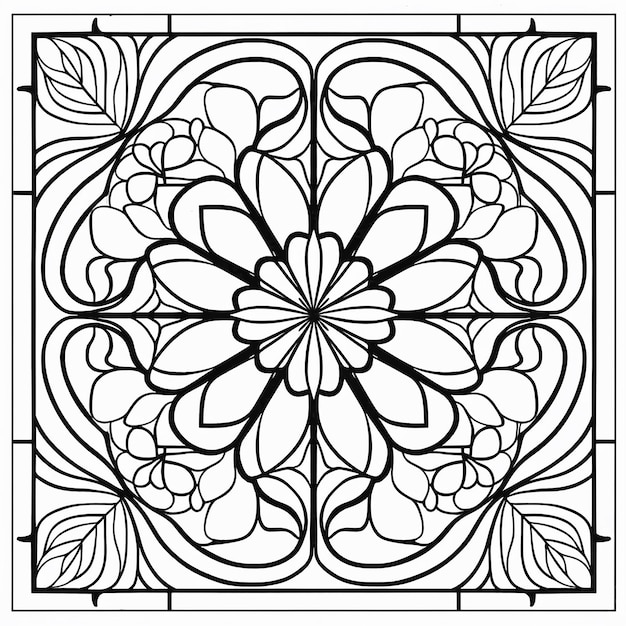 Geometric Shapes coloring pages