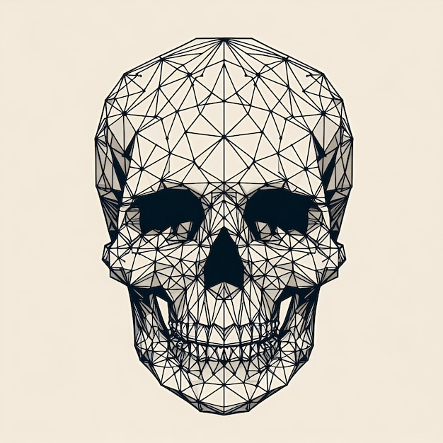 Geometric Skull Design