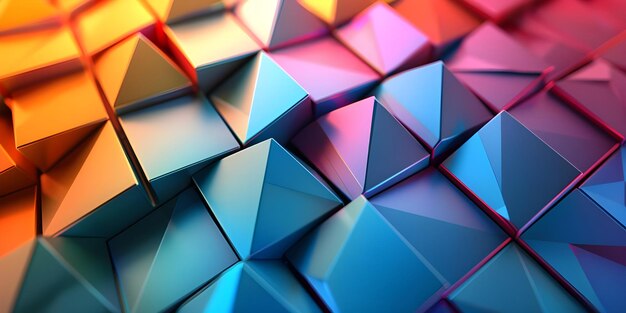 Geometric triangle pattern background