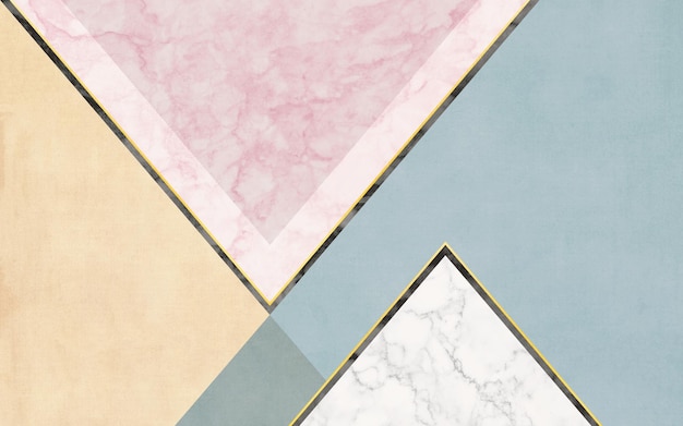 The geometry of marble wallpaper