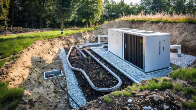 Photo geothermal heating