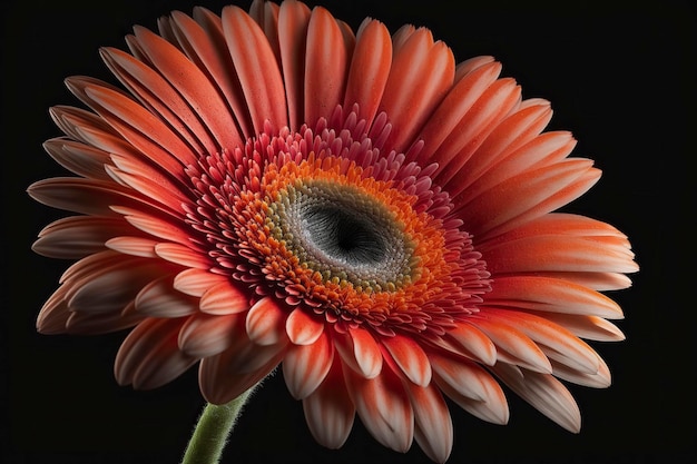 Gerbera closeup Generative AI