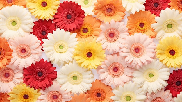 Gerbera flower pattern background Flower background texture