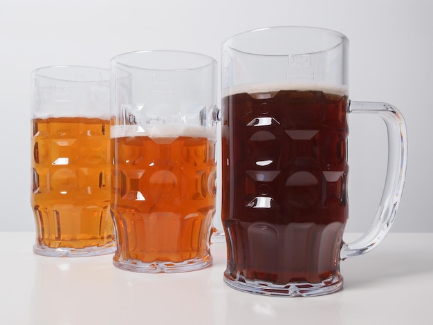 German beer glasses