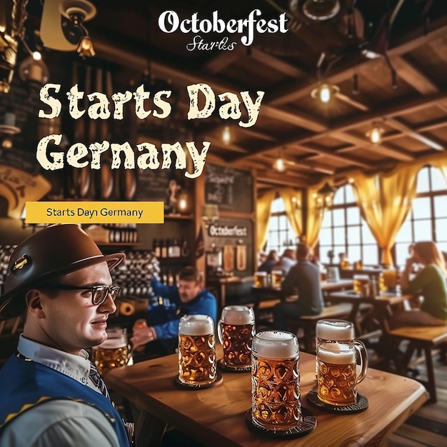 German Oktoberfest Early Days promotional box Instagram postGerman Oktoberfest Early Days promotional box Instagram post