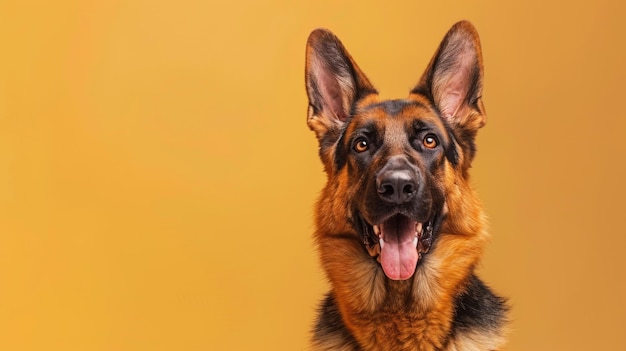 German shepherd dog portrait