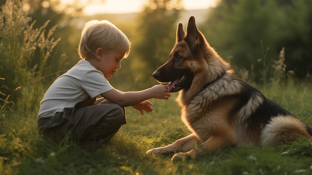 German Shepherd dog