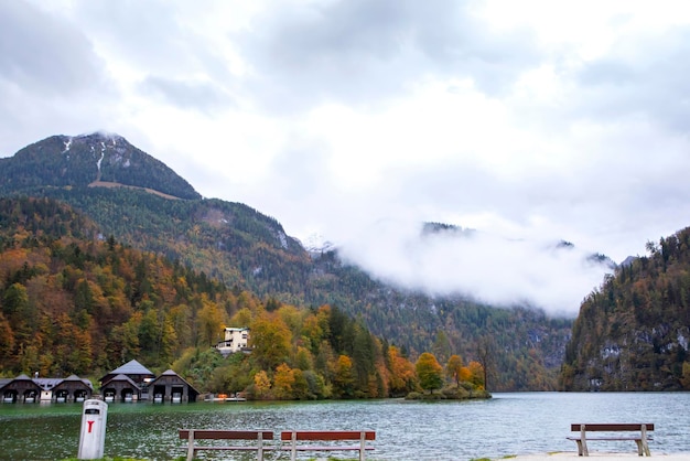 Germany beautiful king lake clean lake water architecturexA