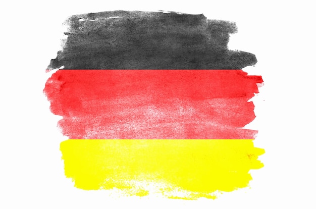 Germany flag with old texture grunge and vintage