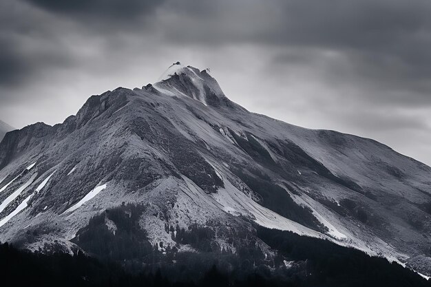 Get Lost in the Dramatic Aesthetic of Dark and Mood Mountains with Our Stunning Images