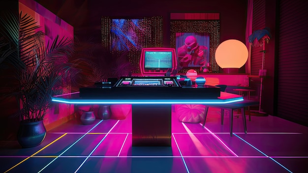 Get ready to boogie all night long with an ultrarealistic 8k discothemed party Generated by AI