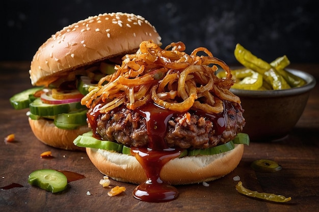 Get ready for a flavor explosion with a burger smother