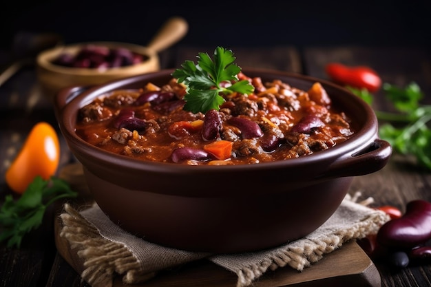 Get Your Protein Fix with a Macro Shot of ProteinPacked Chili con Carne with Beef and Beans