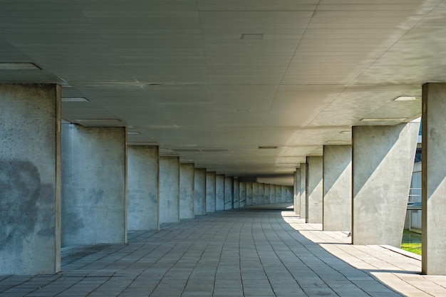 Ggallery tunnel near museum park rotterdam the netherlands