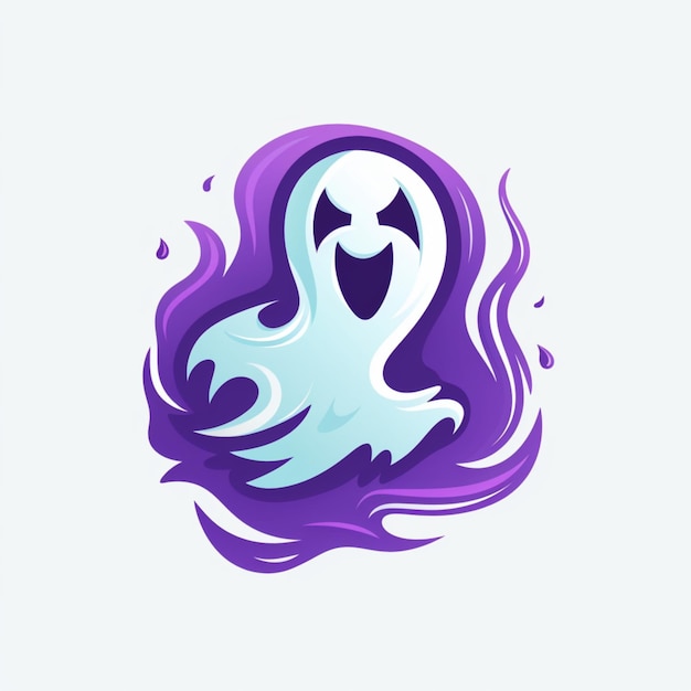 ghost cartoon logo