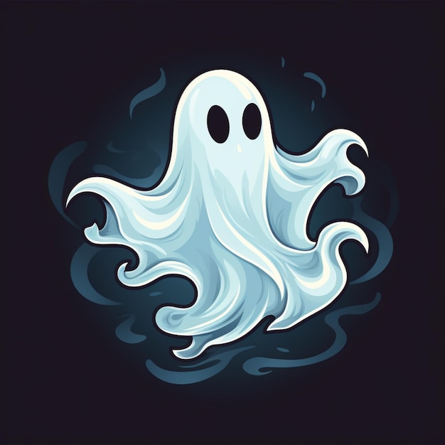 ghost cartoon logo