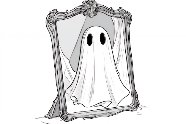 Photo ghost in the mirror