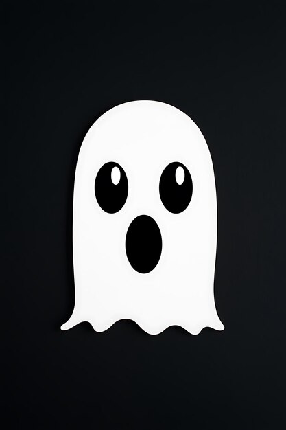 A ghost with black 4k background